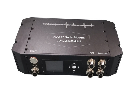 Transmissão direcional da longa distância do Bi tático COFDM do modem do rádio do IP de FDD